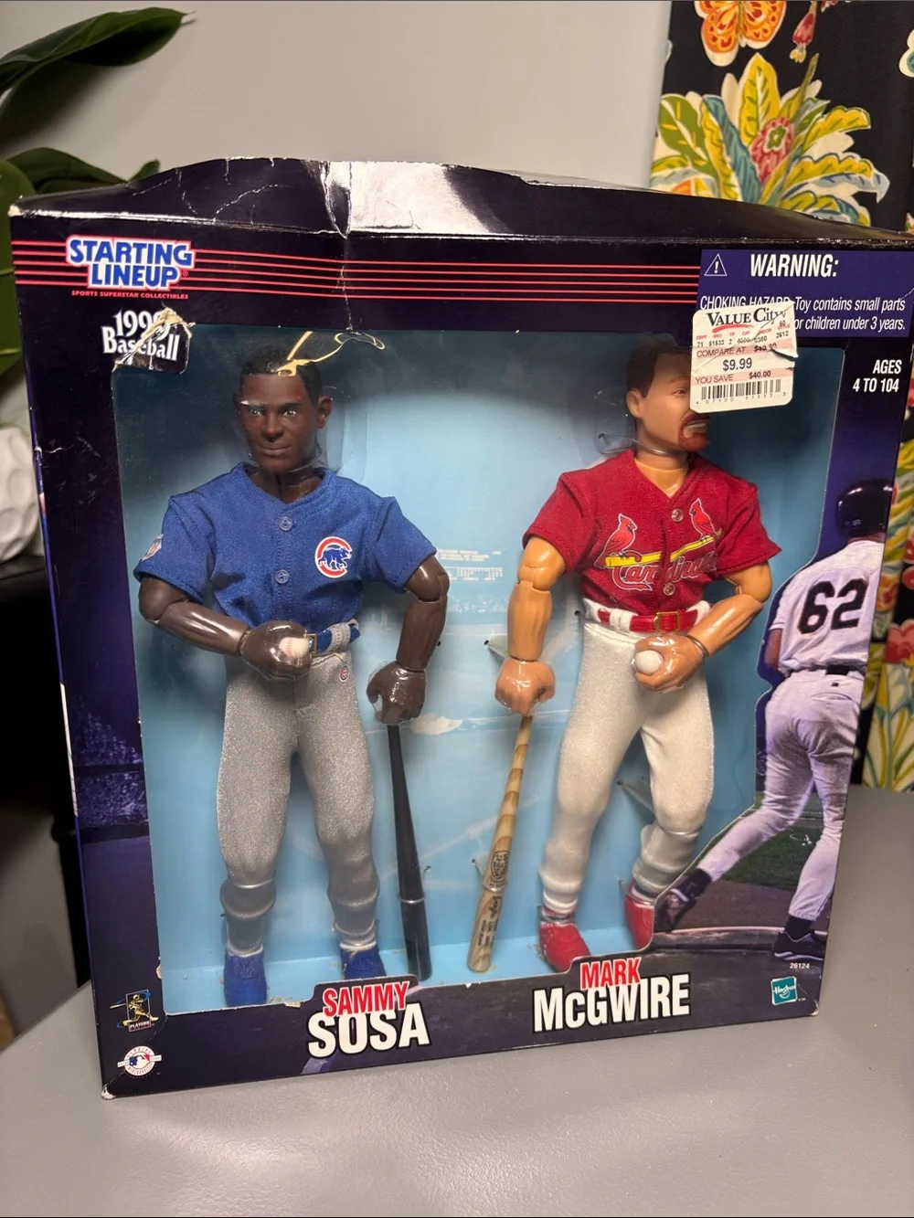 Starting LineUp Hasbro Cardinals Cubs Sammy Sosa Mark McGwire 12